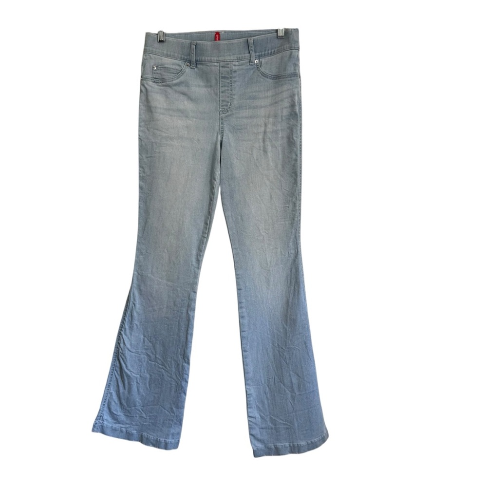 SPANX 20348Q Flare in Retro Light Pull-on Stretch Jeans 32” inseam Size Medium